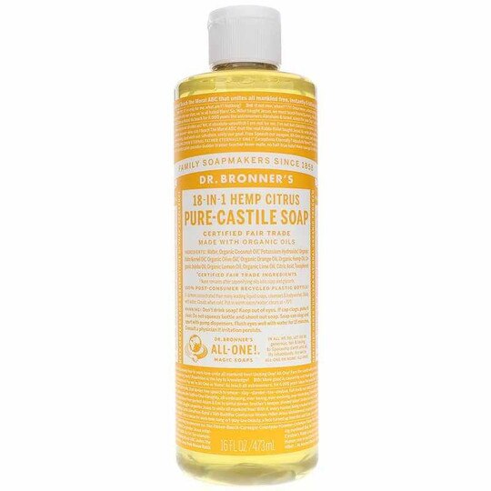 18-In-1 Hemp Pure Castile Soap, DRBM